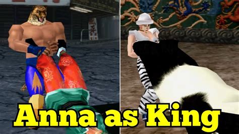 Tekken 3 Anna Williams With King Secret Moves [4k] Youtube