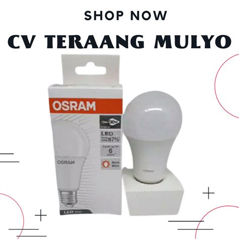 Jual LAMPU LED 12 WATT KUNING WARM WHITE OSRAM Shopee Indonesia