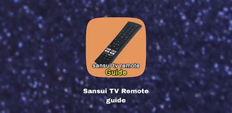 Sansui TV Remote guide Android App