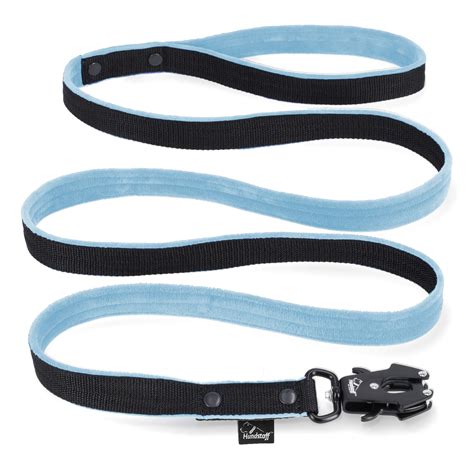 Smycz nylonowa Walk Leash Black Edition Ocean Blue Wysoka jakość