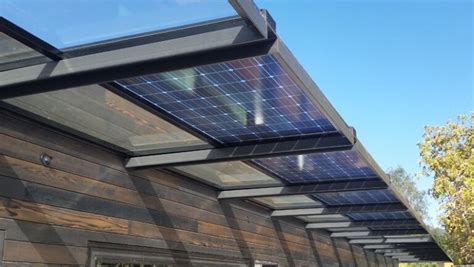 Solar Panel Awning French Laundry - Lumos Solar