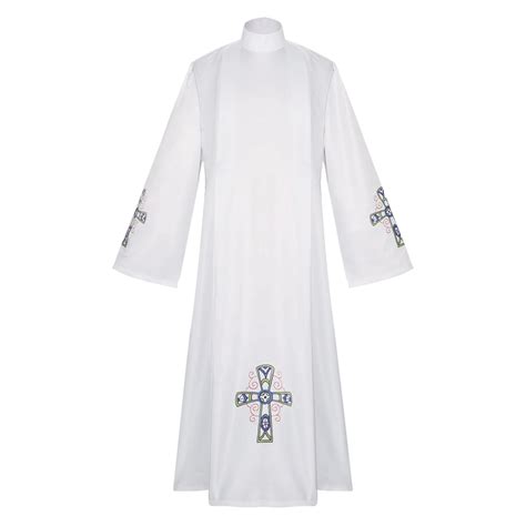 Clergy Robes Catholic Church Utensils Priest Robe White Church Gown ...