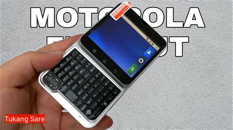 Motorola Flipout Flagship Tahun 2010 Punya Os Android 21 Youtube