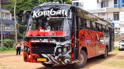 Komban Tourist Bus Tamil Nadu With Kerala Komban