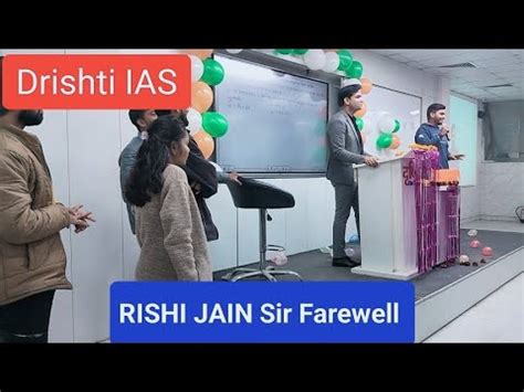 Rishi Sir First Farewell In Delhi Batch F Iasinterview