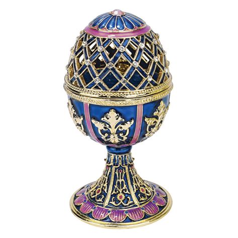 Design Toscano Jeweled Trellis Faberge Style Enameled Egg In 2019