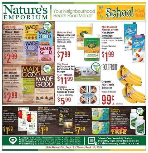 Nature's Emporium Canada Flyers