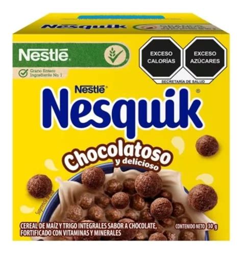 10 Pzas Cereal Nestlé Nesquik Sabor Chocolate 30 G Mercadolibre