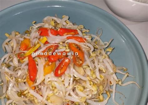 Resep Tomis Tauge Super Pedas Oleh Wawia Ni Made Cookpad