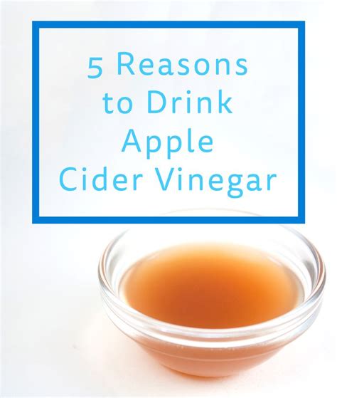 Reasons Why You Should Be Drinking Apple Cider Vinegar Daily Explained Health Apple Cider