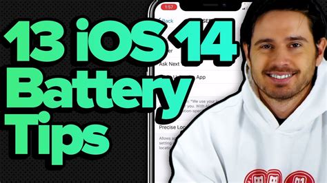 13 Ios 14 Battery Saving Tips For Iphone Youtube