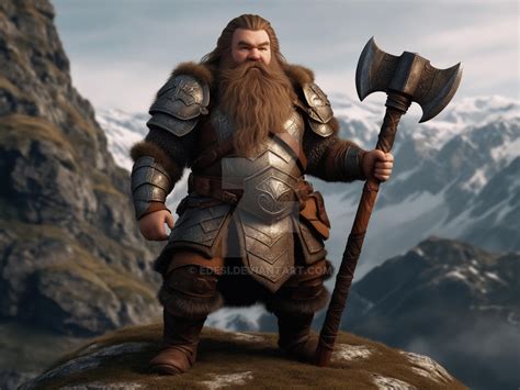 Hill Dwarf Warrior by EDESI on DeviantArt