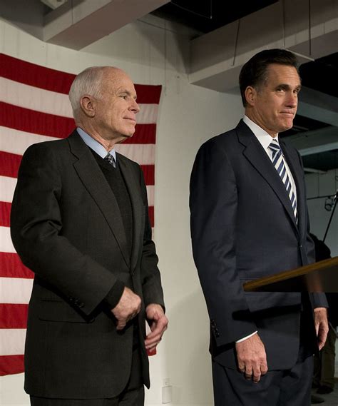 Mitt Romney Endorses John McCain Boston MA February 14 Flickr