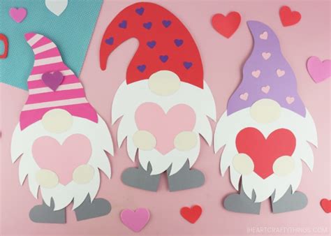 Valentines Day Gnome Craft I Heart Crafty Things