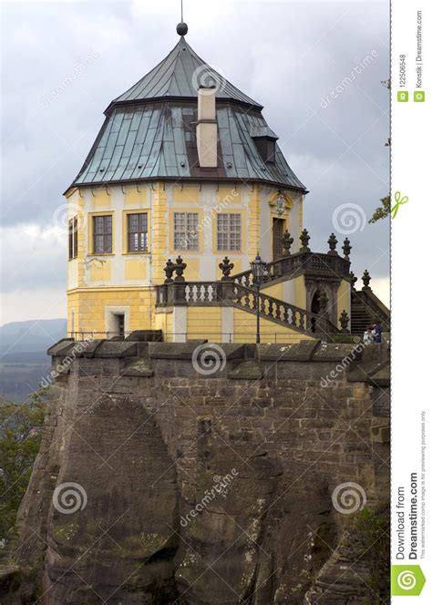 Old Fortress Fortification Koenigstein Frederick Tower Saxon