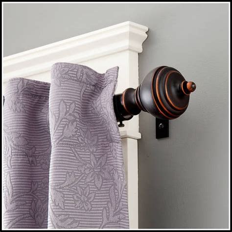 Curtain Rod For Bay Window Walmart Curtains Home Design Ideas