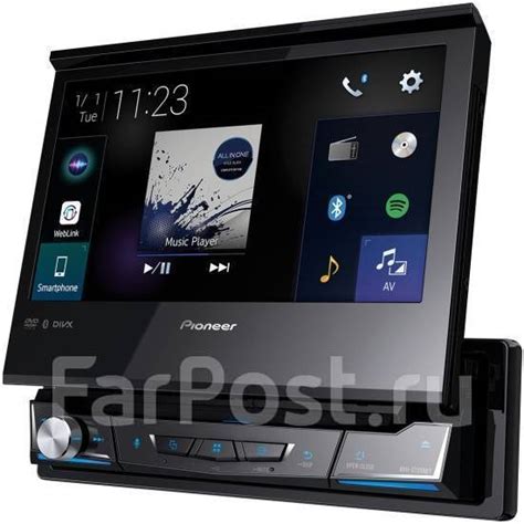 Автомагнитола Pioneer Avh A7250bt Dsp 1 Din — 178x50 мм новый в