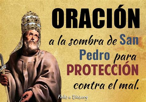 Oración a la Sombra de San Pedro para Proteccion Contra el Mal Fieles