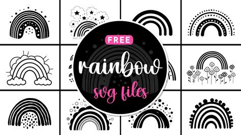 Free Rainbow Svg Files World Of Printables