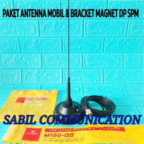 Promo Paket Antena Radio Rig Mobil Vhf M150 Gs Plus Bracket Magnet Dp