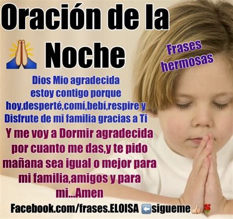 Frases Eloisa Oración de la noche