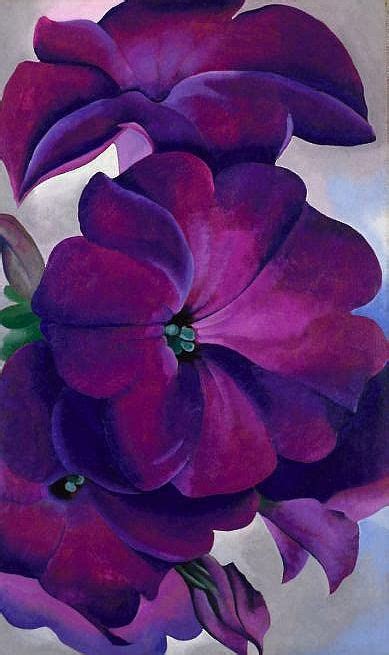 Petunias, Georgia O’Keeffe, 1925 Arte Floral, Floral Art, Georgia O ...