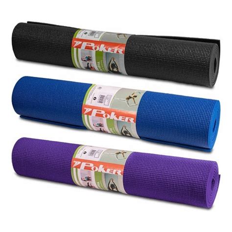 Tapete Esteira Yoga Pilates Ginástica Fitness Eva 61x1 73cm no Shoptime