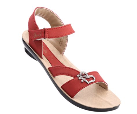 Buy VKC Women's Red Sandals Online @ ₹308 from ShopClues