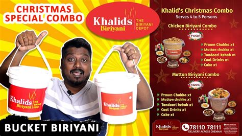 BIGGEST UNBOXING BUCKET BIRYANI MUTTON CHICKEN BUCKET BIRYANI Khalids