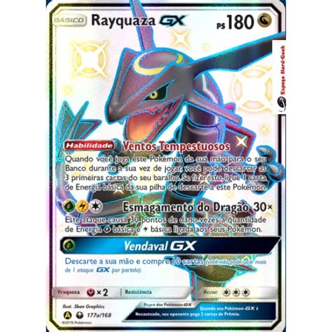 Rayquaza Gx A Carta Avulsa Pokemon Submarino