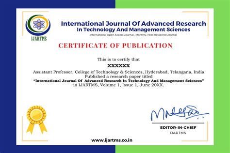 Sample Certificate