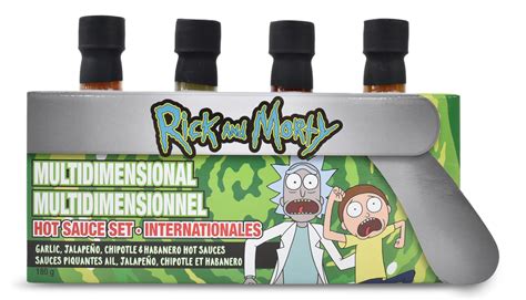 Rick And Morty Hot Sauce Set 4 Pk Canadian Tire