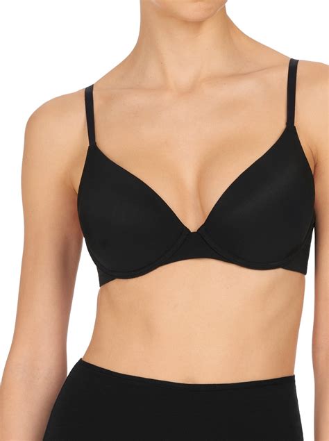 Natori Minimal Convertible Push Up Bra Black Azaleas