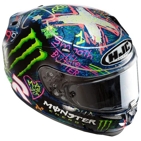 HJC RPHA 10 PLUS LORENZO GRAFFITI REPLICA RACE FULL FACE CRASH HELMET