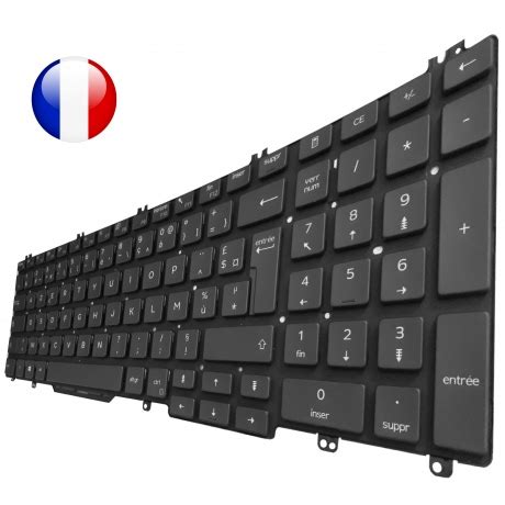 Clavier DELL 0RP3JM PK132VX1A17 NSK EXBUC 0F GNR79 Original Français Azerty