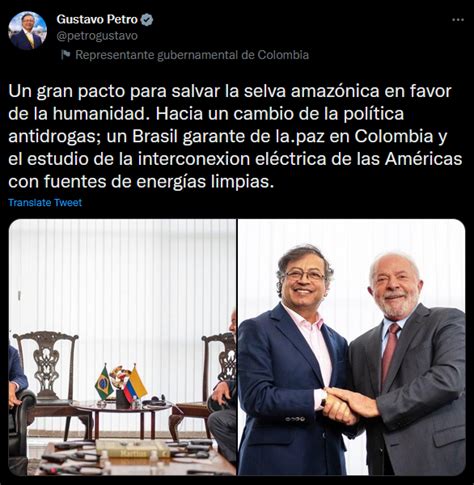 Gustavo Petro Se Reuni Este Lunes Con El Reci N Posesionado Presidente