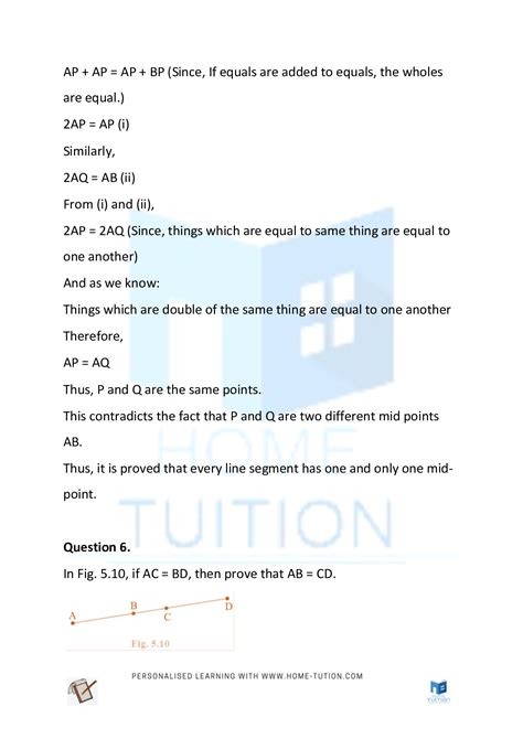 Ncert Solutions For Class 9 Maths Chapter 5 Introduction To Euclid Geometry