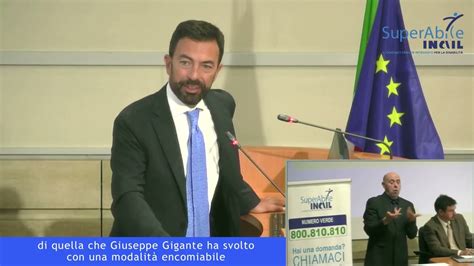 Andrea Tardiola Direttore Generale Inail Convegno Accanto A Te