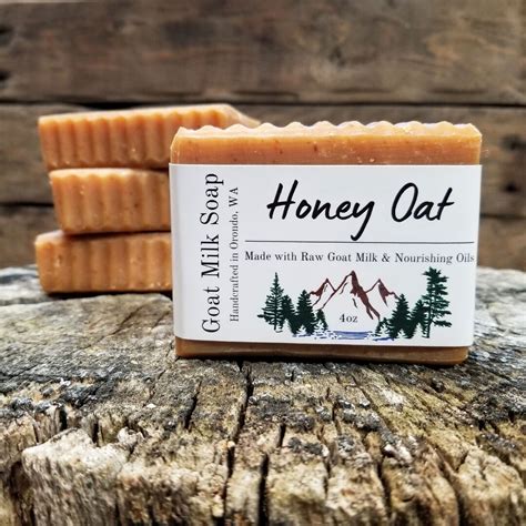 Honey Oat Goat Milk Soap Pack Soap Bars Etsy