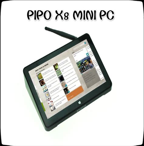 Original Pipo X Windows Android Dual Boot Intel Z F Quad