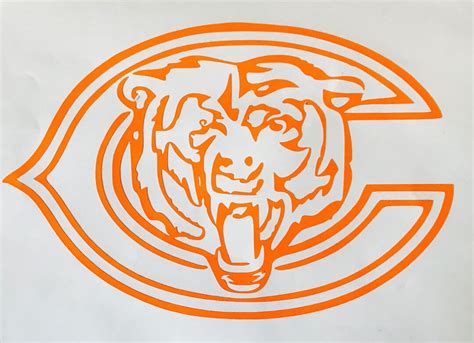 Set of 2 Chicago Bears Decal 6 Inch Decals - Etsy