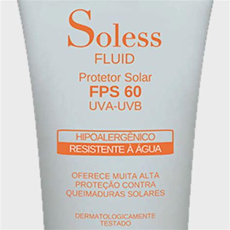 Soless Fps 60 Uva Uvb Fluid Natupele Protetor Solar No Shoptime