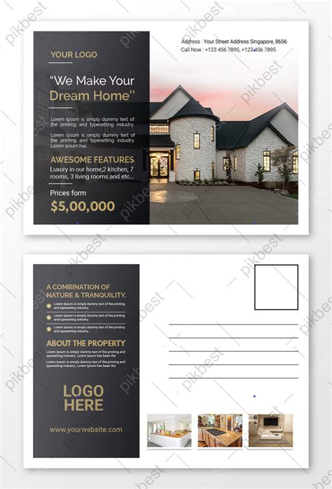 Real Estate Postcards Templates Design | PSD Free Download - Pikbest