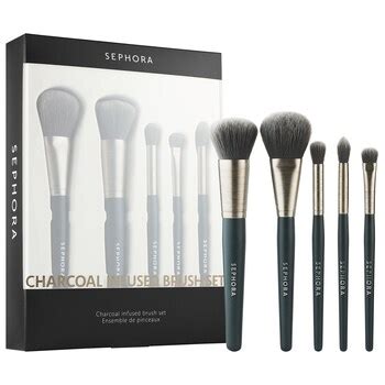 Charcoal Infused Vegan Makeup Brush Set - SEPHORA COLLECTION | Sephora