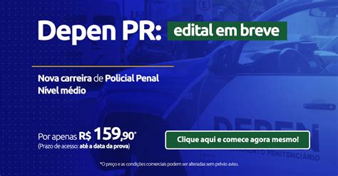 Concurso Depen PR edital em breve Blog Aprova Concursos Notícias