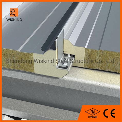 PU PIR Rock Wool EPS Insulation Sandwich Panel For Cold Room Clean