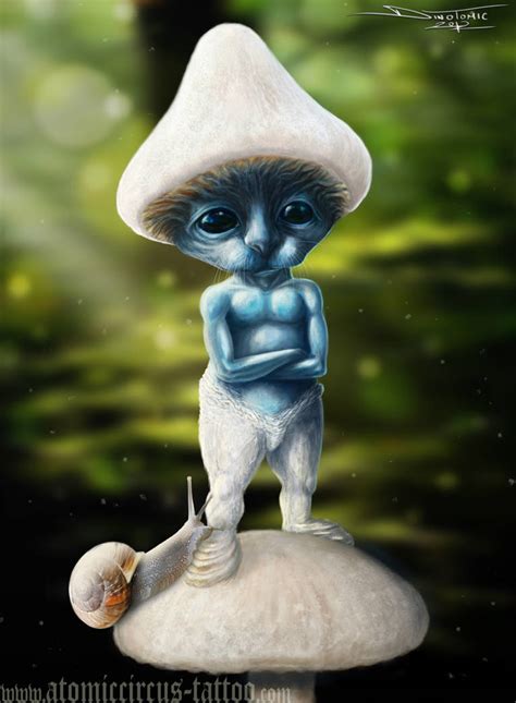 Realistic Smurf by AtomiccircuS on DeviantArt