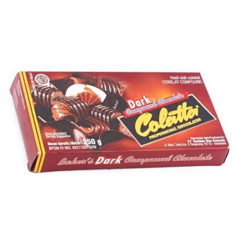 Colatta Dark White Strawberry Compound Chocolate Gr Shopee