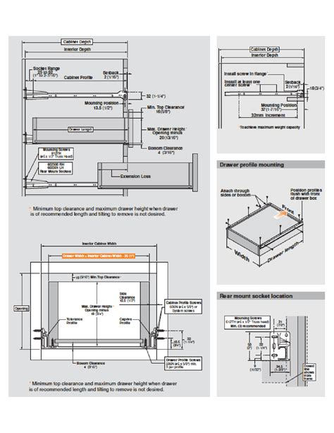 Blum Drawer Slides Instructions – Warehouse of Ideas