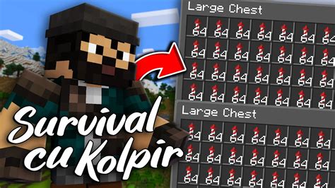 Operatiunea Rachete Pe Viata Minecraft Survival Cu Kolpir Youtube